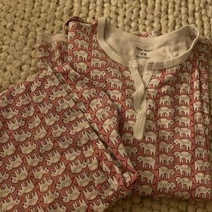 Pink elephant long sleeve roller rabbit